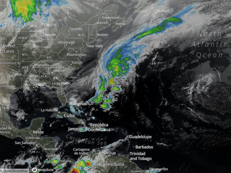 Atlantic Infrared Satellite