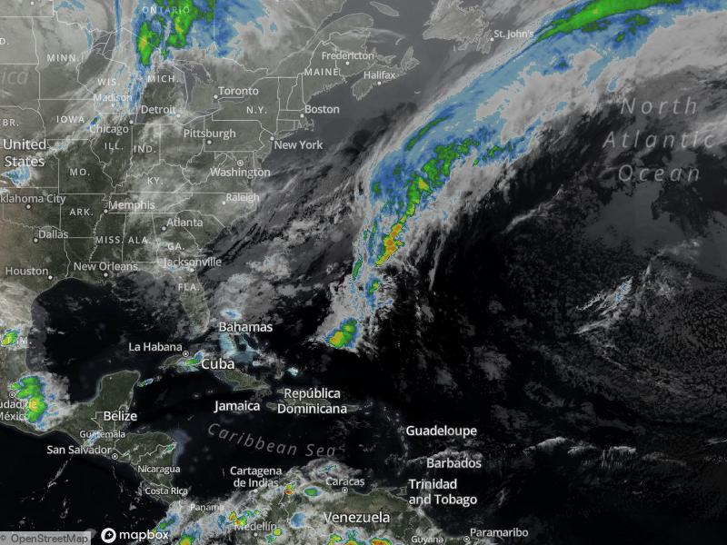 Atlantic Infrared Satellite