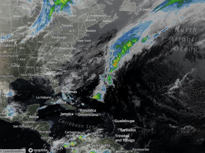 Atlantic Infrared Satellite