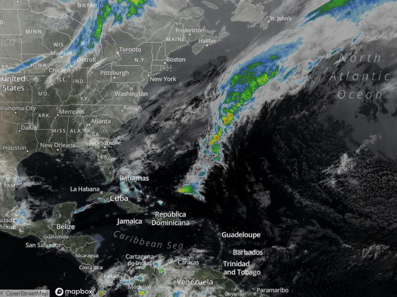 Atlantic Infrared Satellite