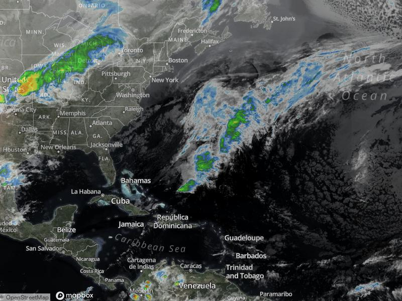 Atlantic Infrared Satellite