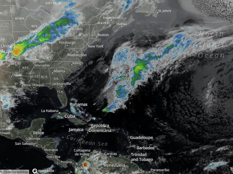 Atlantic Infrared Satellite
