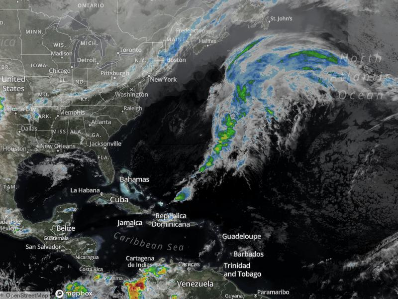 Atlantic Infrared Satellite