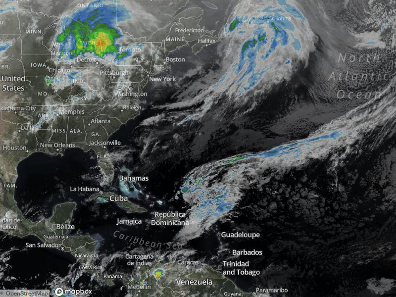 Atlantic Infrared Satellite