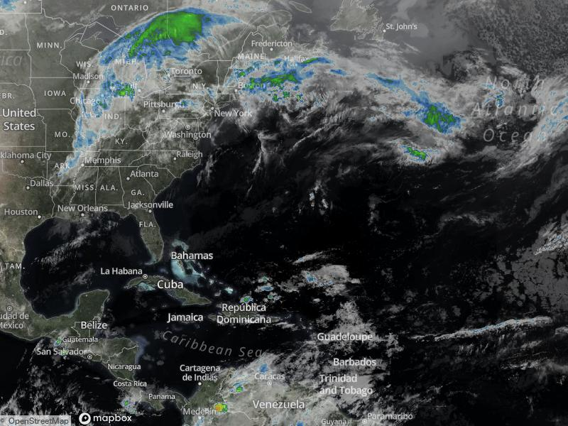 Atlantic Infrared Satellite