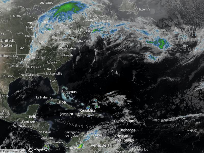 Atlantic Infrared Satellite
