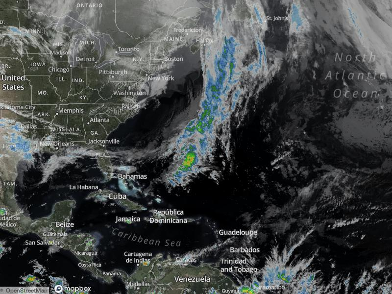 Atlantic Infrared Satellite