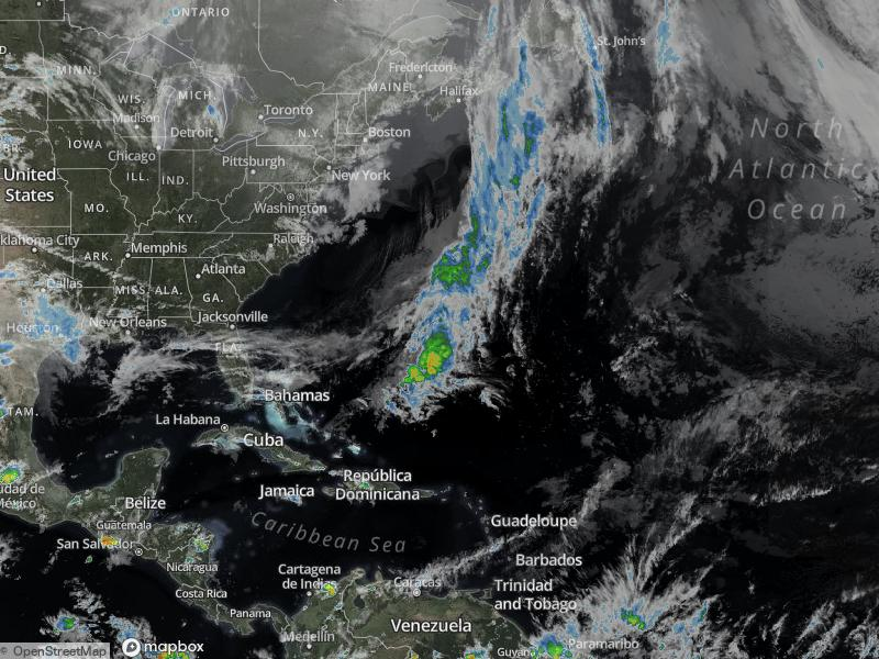 Atlantic Infrared Satellite