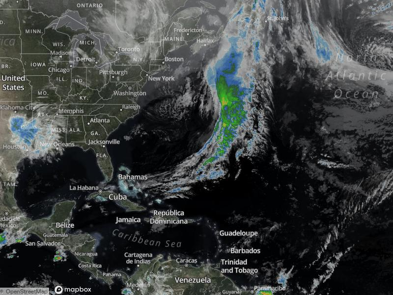 Atlantic Infrared Satellite
