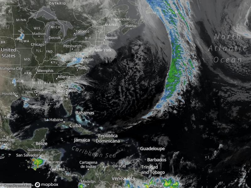 Atlantic Infrared Satellite