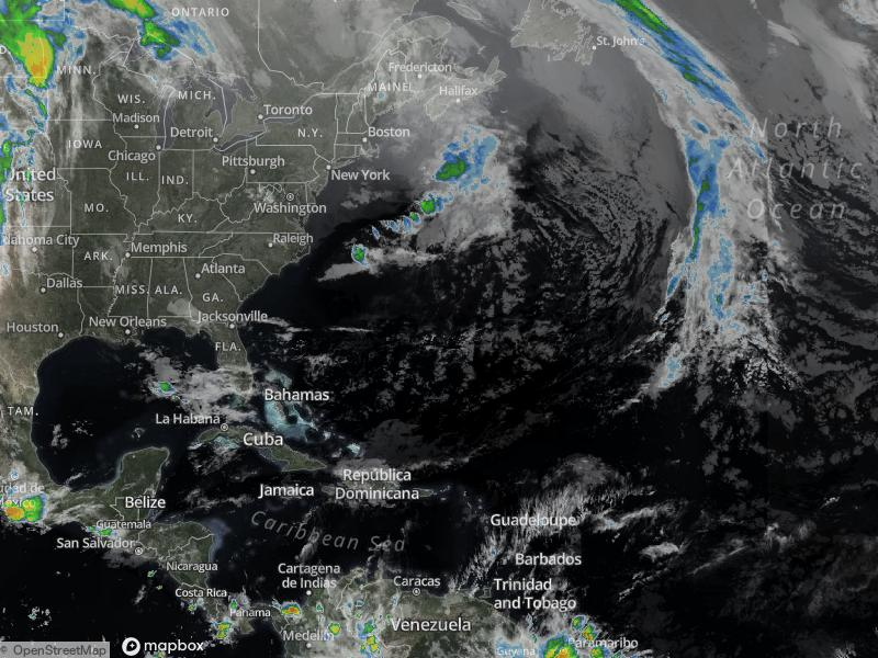 Atlantic Infrared Satellite