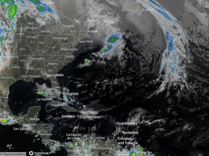 Atlantic Infrared Satellite