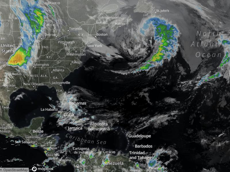 Atlantic Infrared Satellite