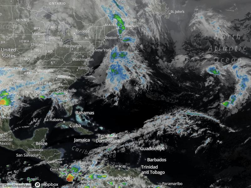 Atlantic Infrared Satellite