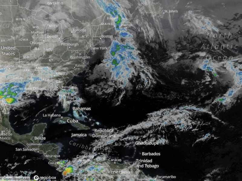 Atlantic Infrared Satellite