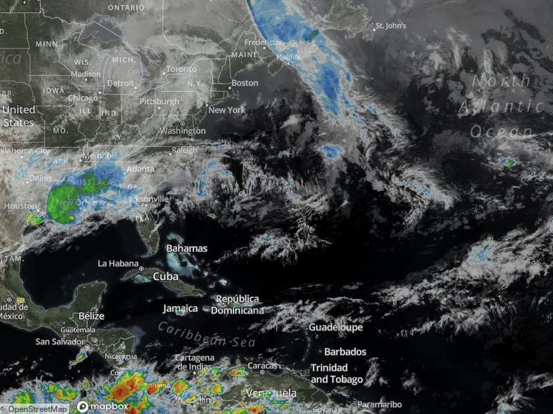 Atlantic Infrared Satellite