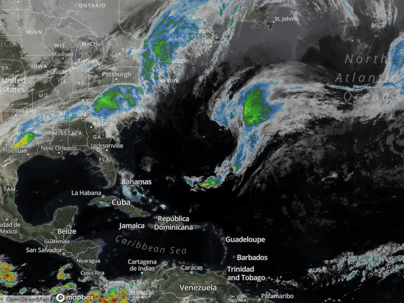Atlantic Infrared Satellite