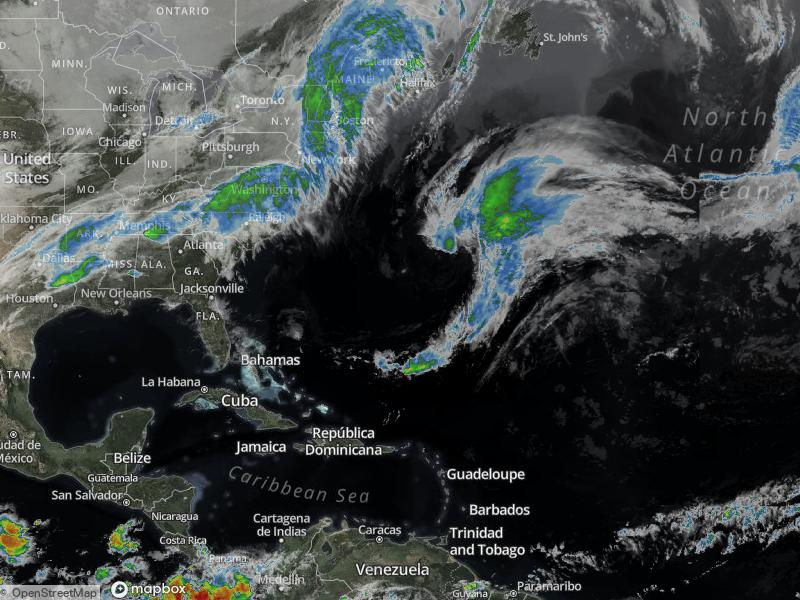 Atlantic Infrared Satellite