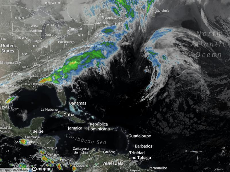 Atlantic Infrared Satellite