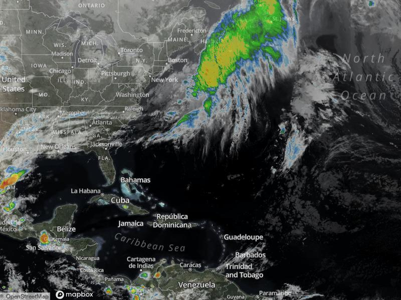 Atlantic Infrared Satellite