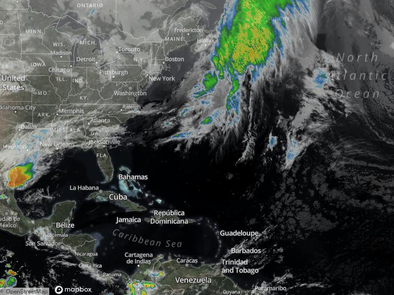 Atlantic Infrared Satellite