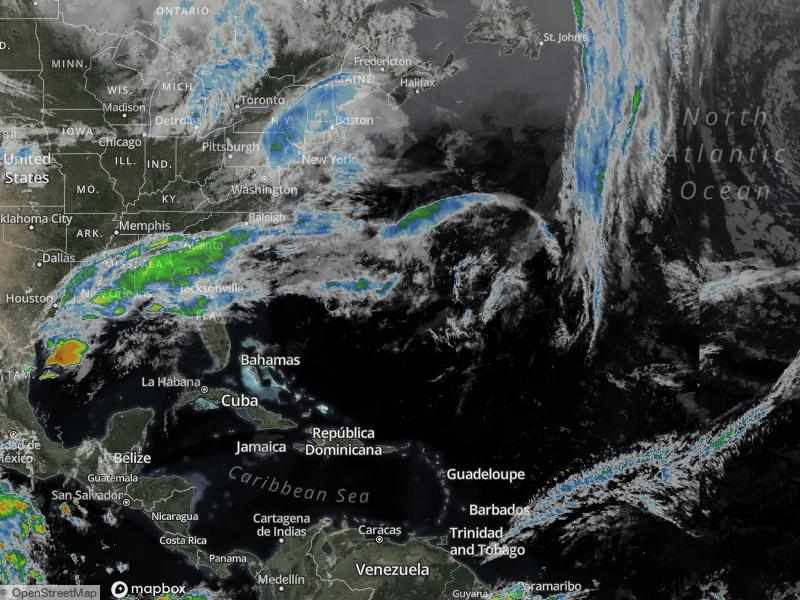 Atlantic Infrared Satellite