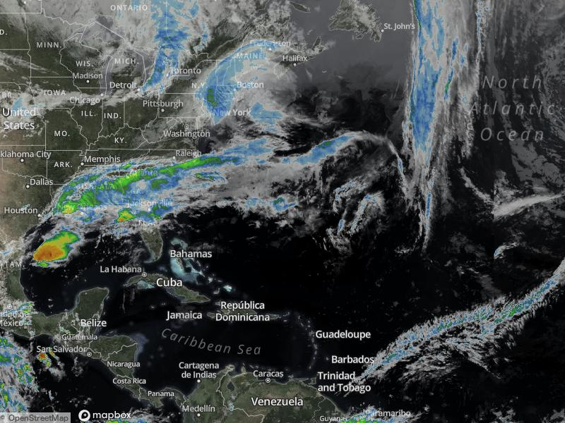 Atlantic Infrared Satellite