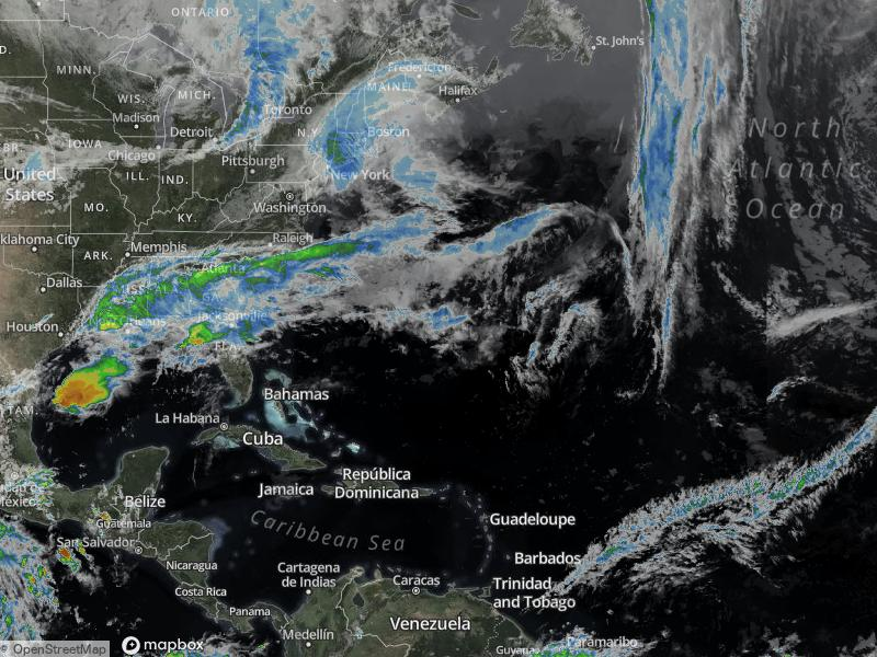 Atlantic Infrared Satellite