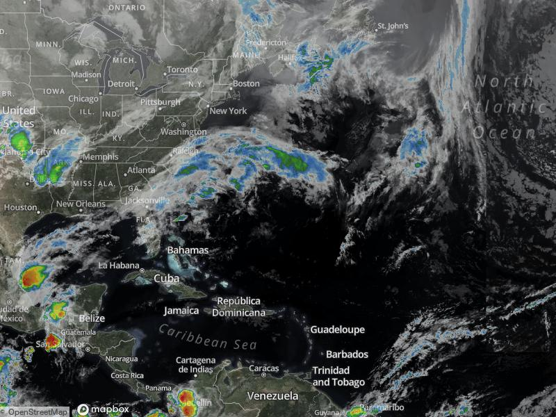 Atlantic Infrared Satellite