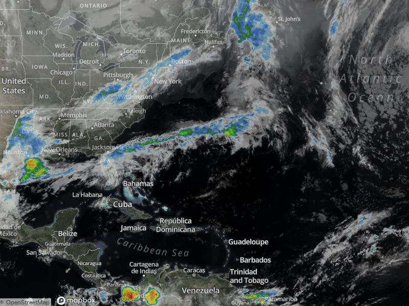 Atlantic Infrared Satellite