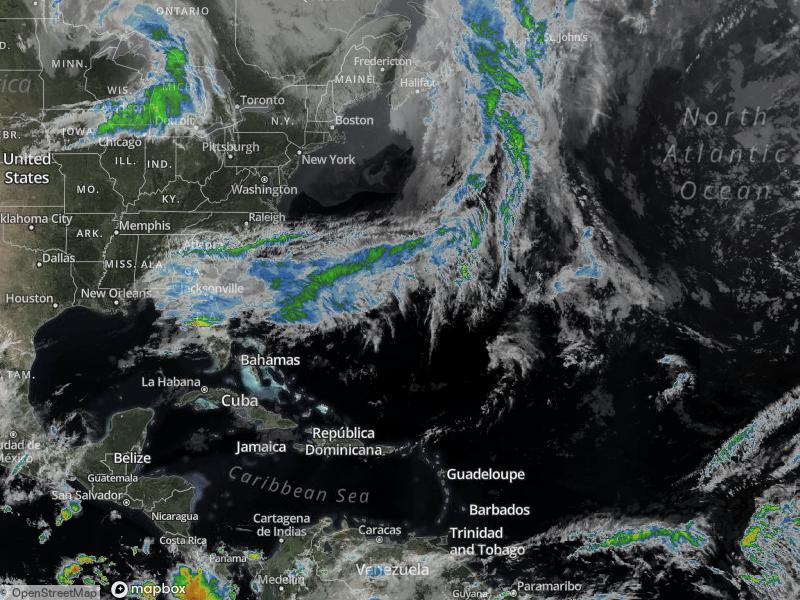 Atlantic Infrared Satellite