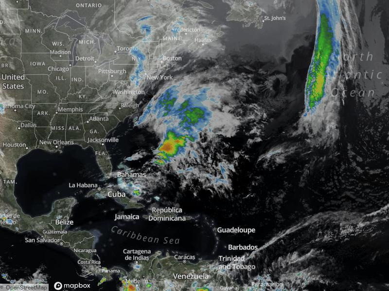 Atlantic Infrared Satellite