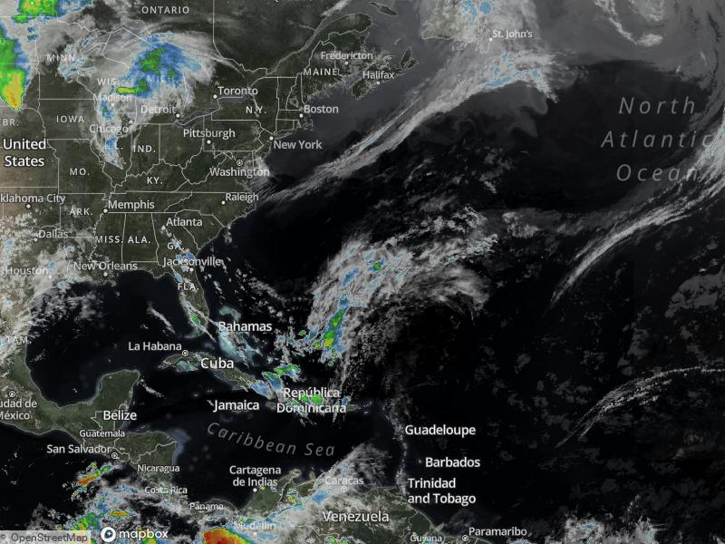 Atlantic Infrared Satellite