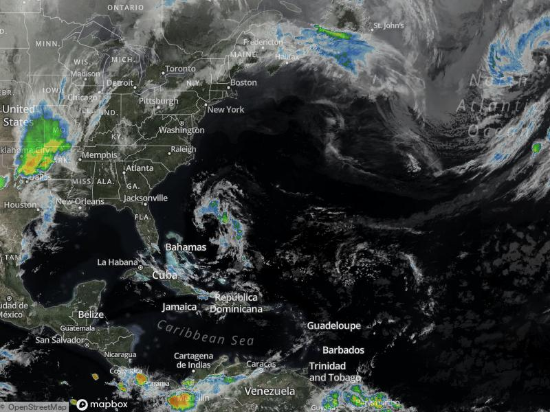 Atlantic Infrared Satellite
