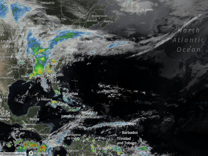 Atlantic Infrared Satellite