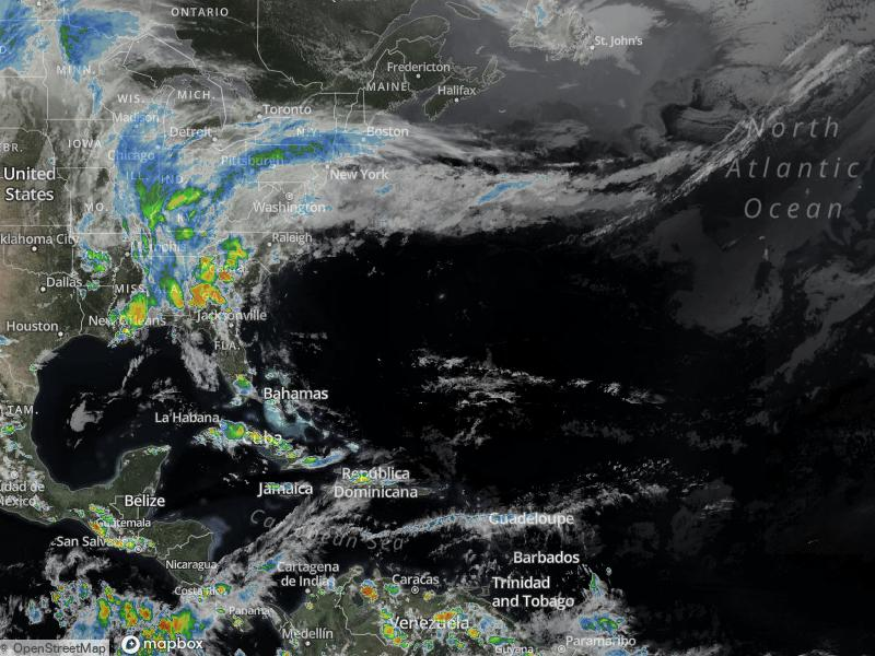 Atlantic Infrared Satellite
