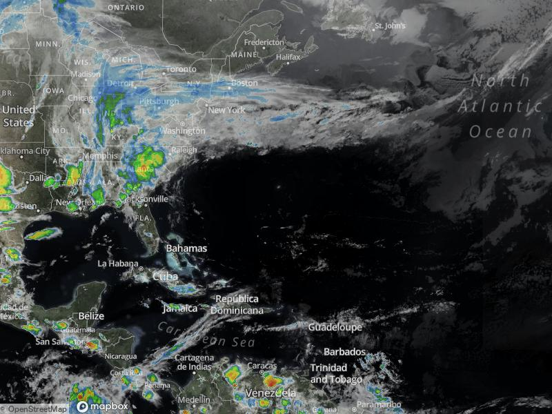 Atlantic Infrared Satellite