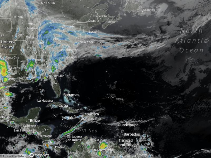 Atlantic Infrared Satellite