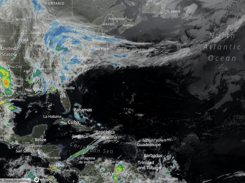Atlantic Infrared Satellite