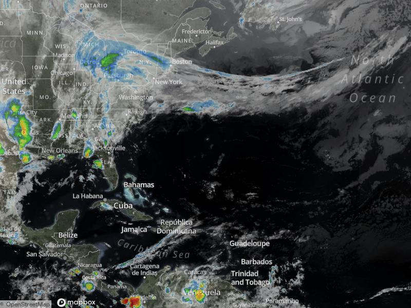 Atlantic Infrared Satellite