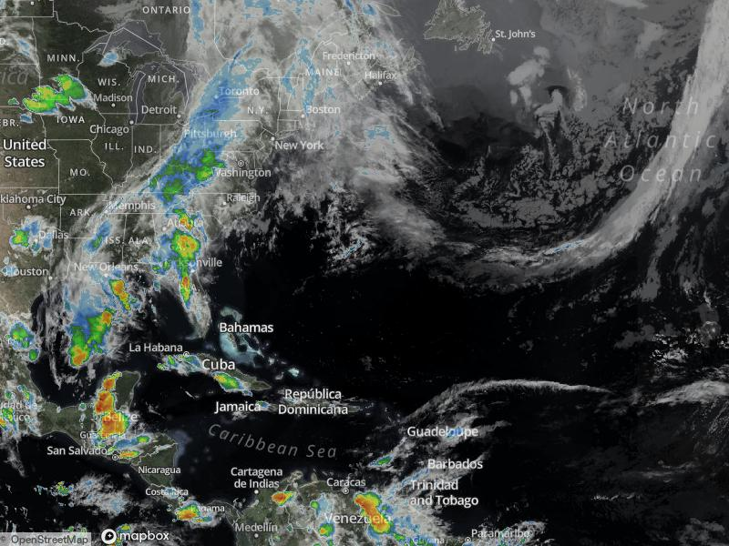 Atlantic Infrared Satellite