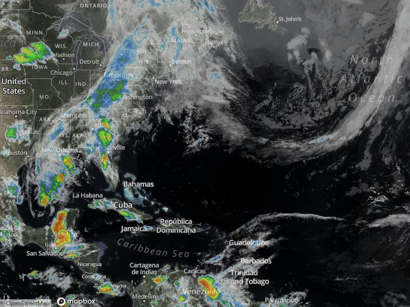 Atlantic Infrared Satellite