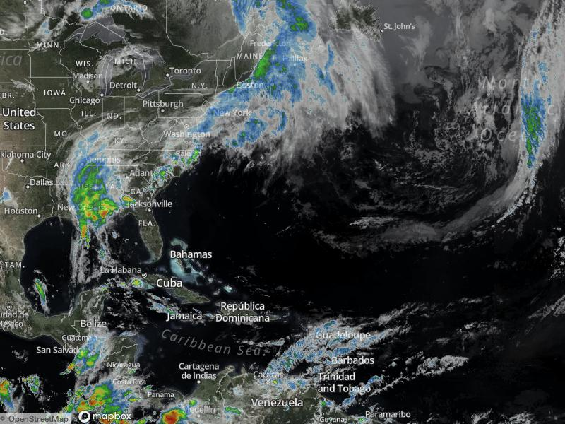 Atlantic Infrared Satellite
