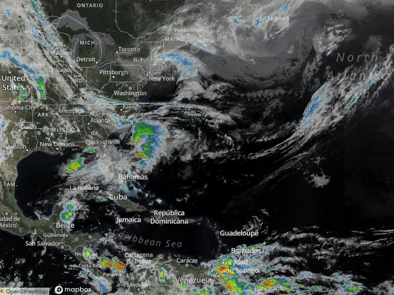 Atlantic Infrared Satellite