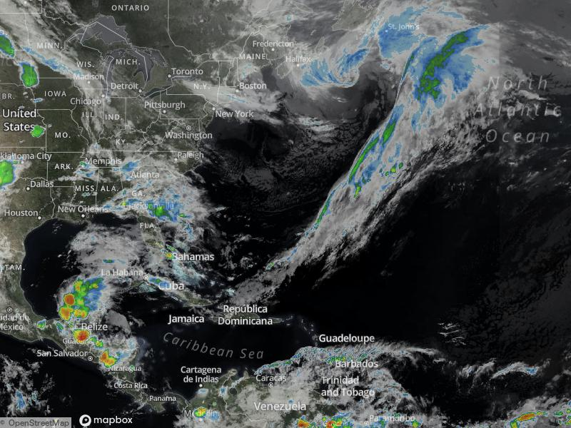 Atlantic Infrared Satellite