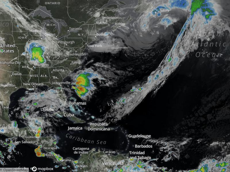 Atlantic Infrared Satellite
