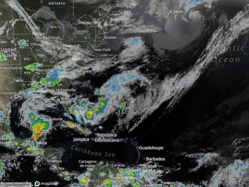 Atlantic Infrared Satellite