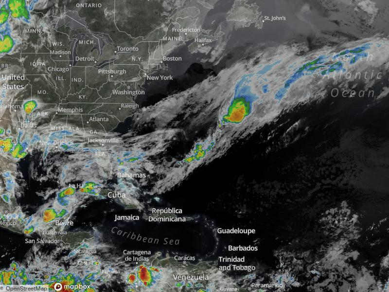 Atlantic Infrared Satellite
