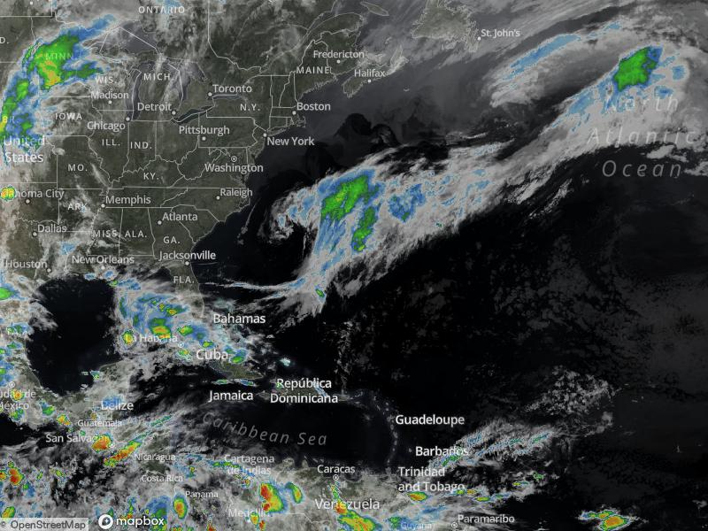 Atlantic Infrared Satellite