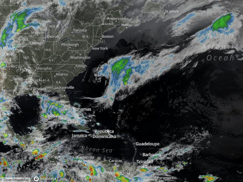 Atlantic Infrared Satellite